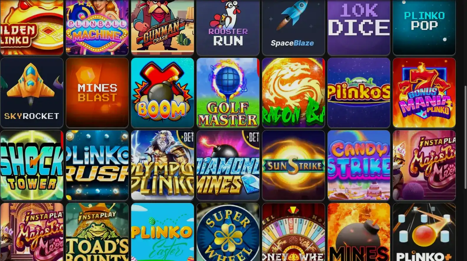 Vulkan Neon casino интерфейс слотов